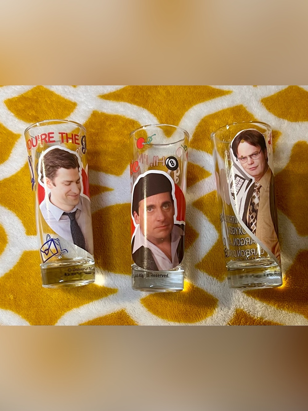 Collector Character Shot Glass - Red and Black Accents